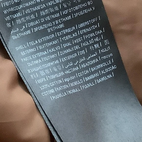 GUESS  Sherpa Trimmed Corduroy Trucker Jacket  Brown Women Size XL - Picture 12 of 12